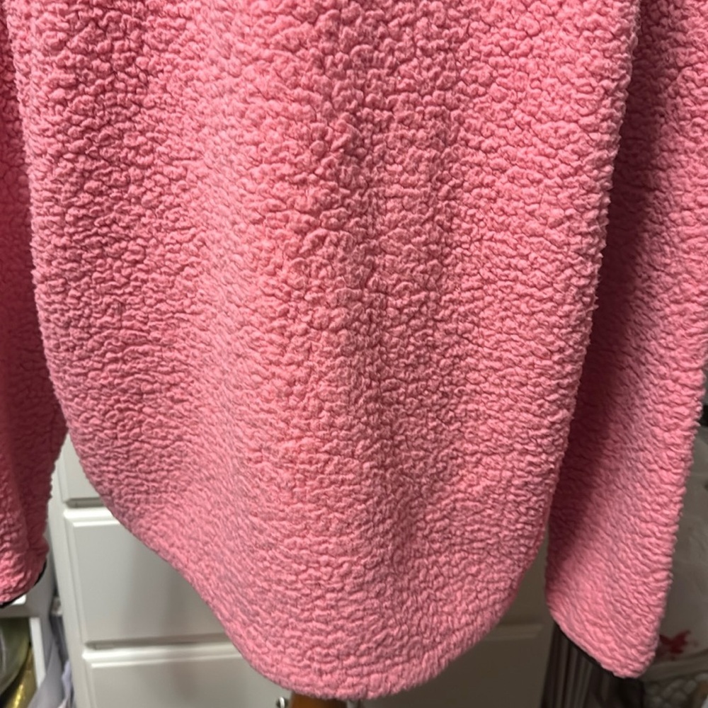 Victoria’s Secret PINK pink Sherpa Quarter-Zip Pullover - Picture 7 of 13